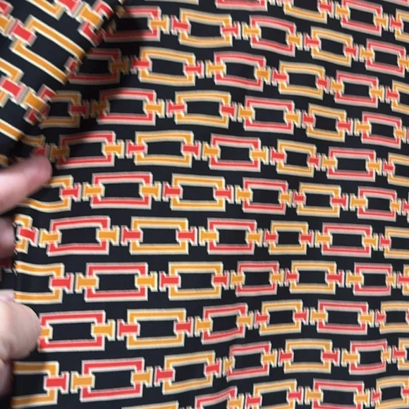 Jude Connally multi chain black and orange turtleneck size medium - Picture 2 of 8